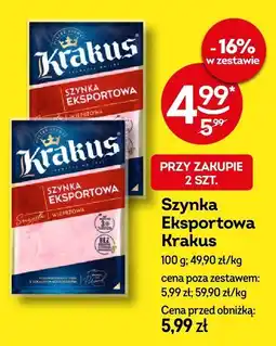 Żabka Szynka Eksportowa Krakus oferta