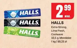 Chorten Cukierki Halls Extra Strong, Lime Fresh, Coolwave oferta