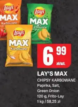 Chorten Chipsy karbowane Lay's MAX Papryka, Salt, Green Onion 120 g, Frito-Lay oferta
