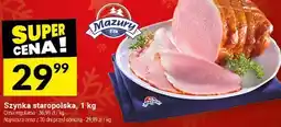 Twój Market Szynka staropolska, 1 kg Mazury oferta