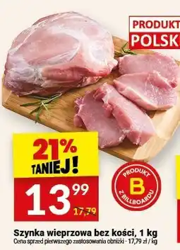 Twój Market Szynka wieprzowa bez kości, 1 kg Twój Market oferta