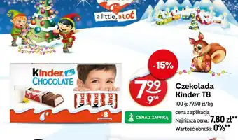 Żabka Czekolada Kinder T8 oferta