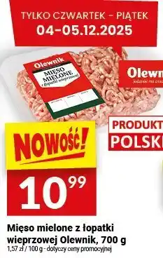 Twój Market Mięso mielone z łopatki wieprzowej Olewnik, 700 g oferta