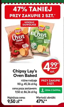 Żabka Chipsy Lay's Oven Baked różne rodzaje oferta