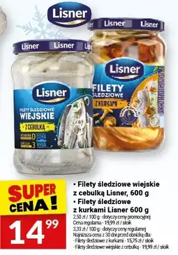 Twój Market Filety śledziowe z kurkami Lisner, 600 g oferta