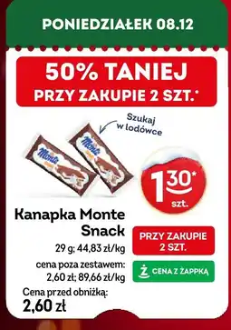 Żabka Kanapka Monte Snack oferta