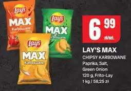 Chorten Chipsy karbowane Lay's Max Papryka, Salt, Green Onion oferta