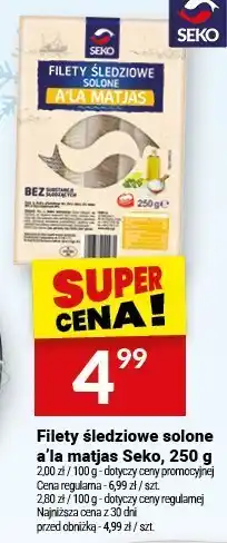 Twój Market Filety śledziowe solone a'la matias Seko, 250 g oferta