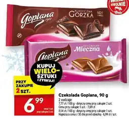 Twój Market Czekolada Goplana Gorzka, 90 g oferta