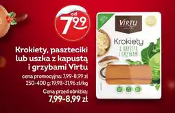 Żabka Krokiety, paszteciki lub uszka z kapustą i grzybami Virtu oferta