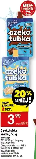 Twój Market Czekotubka Wedel, 50 g oferta
