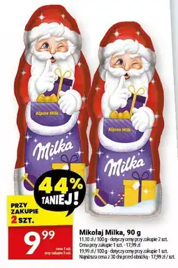 Twój Market Mikołaj Milka, 90 g oferta