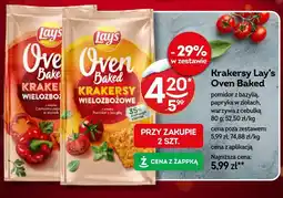Żabka Krakersy Lay's Oven Baked pomidor z bazylią, papryka w ziołach, warzywa z cebulką oferta