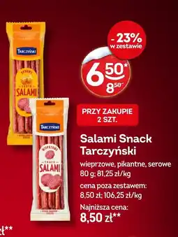 Żabka Salami Snack Tarczyński wieprzowe, pikantne, serowe oferta