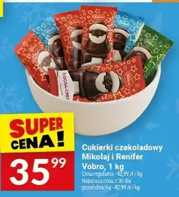 Twój Market Cukierki czekoladowy Milka i Renifer Vobro, 1 kg oferta