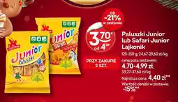 Żabka Paluszki Junior lub Safari Junior Lajkonik oferta