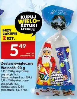 Twój Market Czekolada Zestaw świąteczny Wolnośc 90 g oferta