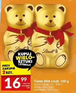 Twój Market Teddy Milk Lindt, 100 g oferta