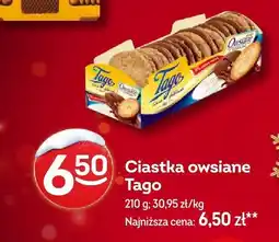 Żabka Ciastka owsiane Tago oferta