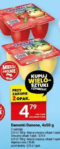 Twój Market Danonki Danone, 4x50 g oferta