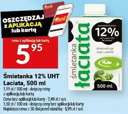 Twój Market Śmietanka 12% UHT Łaciata, 500 ml oferta