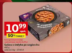 Auchan Gulasz z indyka po węgiersku 400g Auchan oferta