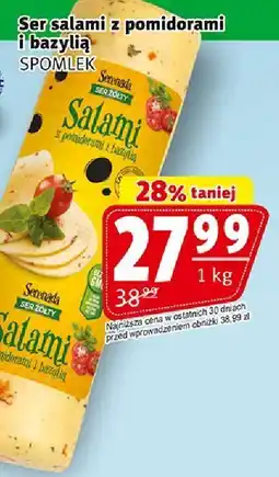 Prim Market Ser Ser salami z pomidorami i bazylią Spolmlek oferta