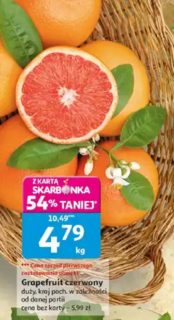 Auchan Grapefruit czerwony duży, kraj poch. w zależności od danej partii Auchan oferta