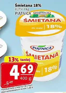 Prim Market Śmietana Śmietana 18% Piątnica oferta