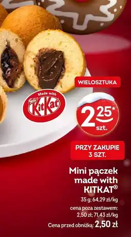 Żabka Mini pączek made with KITKAT oferta