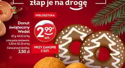 Żabka Donut świąteczny Wedel oferta