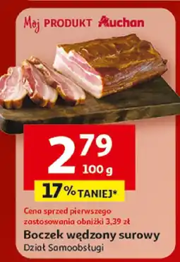 Auchan Boczek wędzony surowy Dział Samoobsługi Auchan oferta