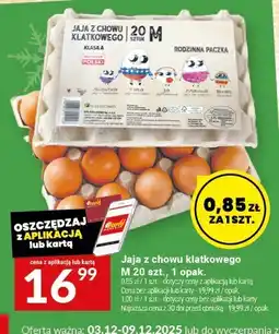 Twój Market Jaja z chowu klatkowego M 20 szt., 1 opak. Twój Market oferta