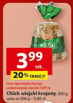 Auchan Chleb wiejski krojony Auchan oferta