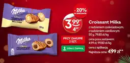 Żabka Croissant Milka z nadzieniem waniliowym oferta
