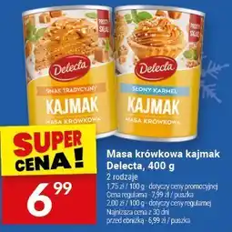 Twój Market Masa krówkowa kajmak Delecta, 400 g oferta