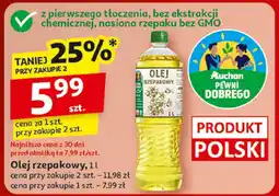Auchan Olej rzepakowy Auchan oferta