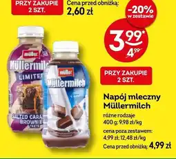 Żabka Napój mleczny Müllermilch różne rodzaje 400g oferta