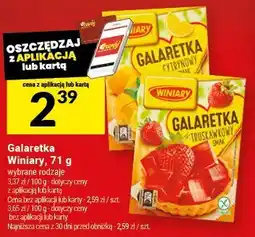 Twój Market Galaretka Winiary, 71 g wybrane rodzaje oferta