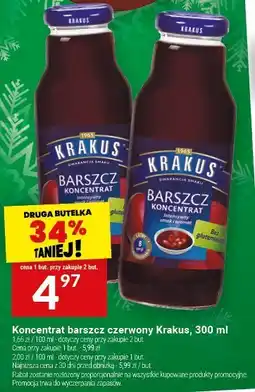 Twój Market Koncentrat barszcz czerwony Krakus, 300 ml oferta