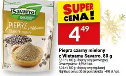 Twój Market Pieprz czarny mielony z Wietnamu Savarro, 80 g oferta