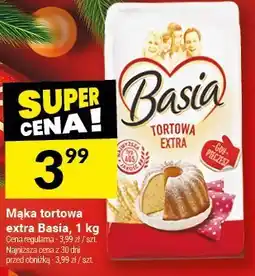 Twój Market Mąka tortowa extra Basia, 1 kg oferta