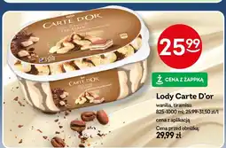 Żabka Lody Carte D'or wanilia, tiramisu oferta