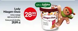 Żabka Lody Häagen-Dazs różne rodzaje oferta