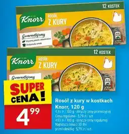 Twój Market Rosół z kury w kostkach Knorr oferta