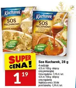 Twój Market Sos Kucharek, różne rodzaje (pieczeniowy czosnkowy, pieczeniowy zwykły) oferta