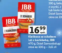 Auchan Kiełbasa ze schabem lub z karkówką JBB 470 g oferta