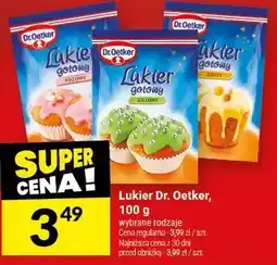 Twój Market Lukier Dr. Oetker, 4 rodzaje oferta