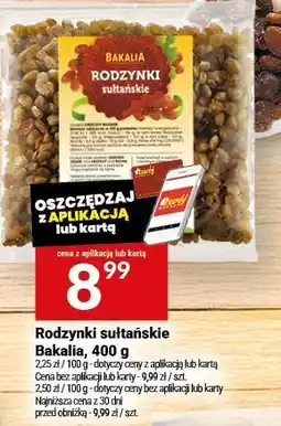 Twój Market Rodzynki sułtańskie Bakalia oferta