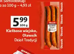 Auchan Kiełbasa wiejska Olewnik luzem oferta